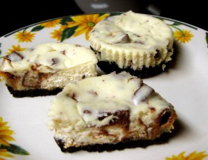 Twix Cheesecakes Baked