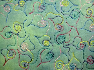 FMQ January Spiral Leaves