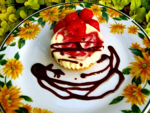 Raspberry Swirl Cheesecake