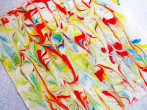 Shaving Cream Marbling