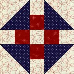 Churn Dash Quilt Block