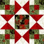 Star Crossed Christmas Quilt Block