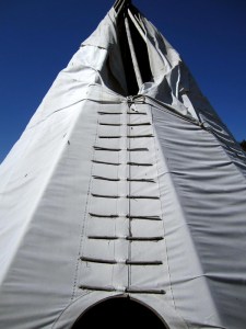 Teepee Entrance