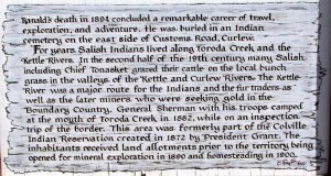 Ranald MacDonald Sign Board 8