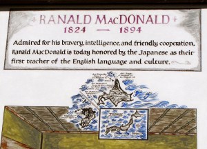 Ranald MacDonald Sign Board 3