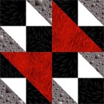 Triangle Weave Quilt Block