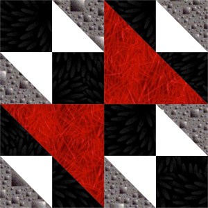 Triangle Weave Quilt Block