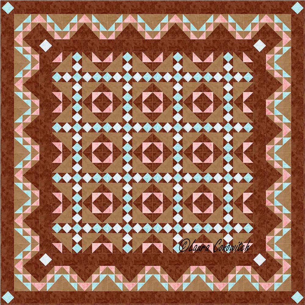 Bird’s Nest Quilt Block LC's Cottage