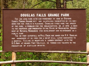 Douglas Falls Sign