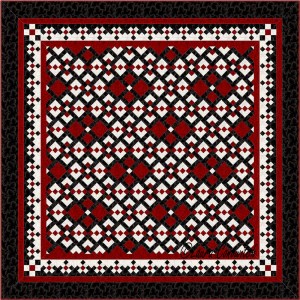 Leavenworth Nine Patch BB On Point with Alternate Block 2