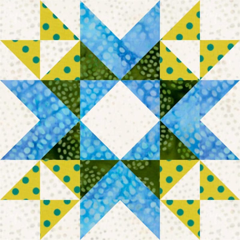 Wyoming Valley Star Quilt Block