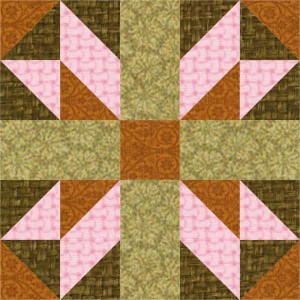 Alpine Cross Quilt Block