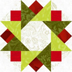 Twinkling Star Quilt Block