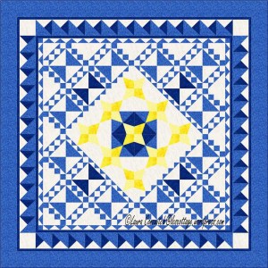 Aunt Mary's Double Irish Chain On Point Set