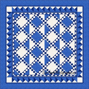 Aunt Mary's Double Irish Chain On Point Set