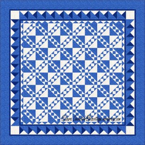 Aunt Mary's Double Irish Chain On Point Set