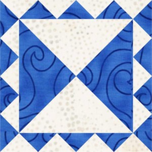 Aunt Mary's Double Irish Chain Quilt Block