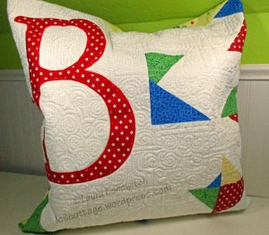 Initial B Pillow