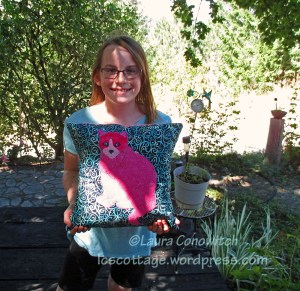 Alyssa's Kitty Cushion