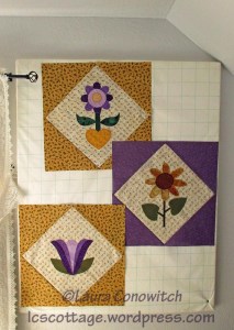 One Monthly Goal - Floral Blocks