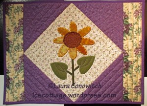 One Monthly Goal - Floral Blocks