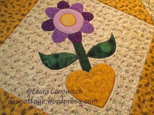 One Monthly Goal - Floral Blocks