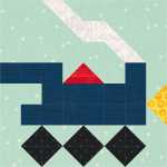 Train Quilt Block