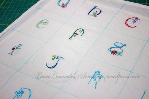 Jenny of Elefantz Alphabet Pincushions