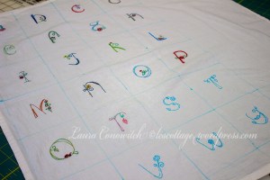 Jenny of Elefantz Alphabet Pincushions