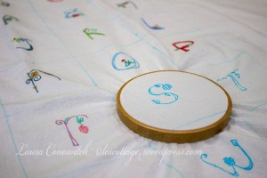 Jenny of Elefantz Alphabet Pincushions