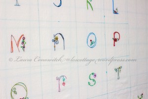 Jenny of Elefantz Alphabet Pincushions