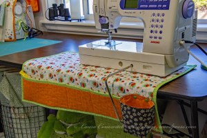 Roll Up Sewing Machine Mat Organizer