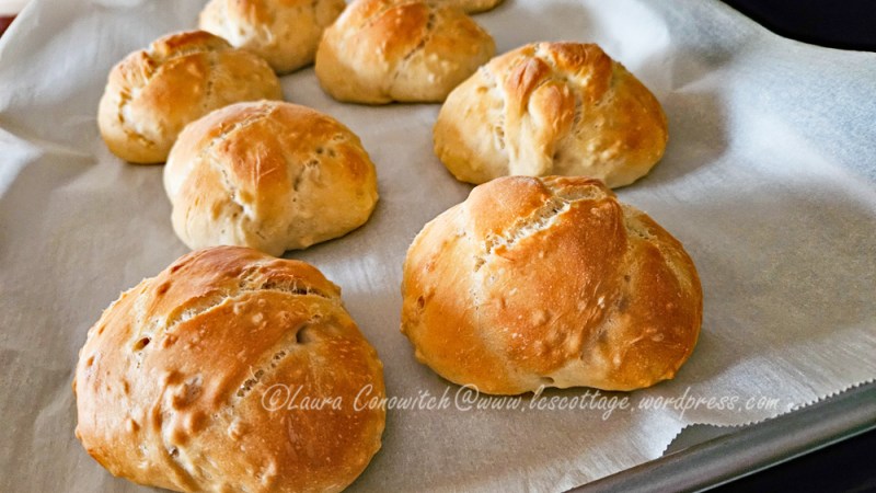Cous Cous Plait Rolls Bread