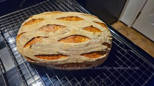 Crusty White Stone Baked Bloomer Bread