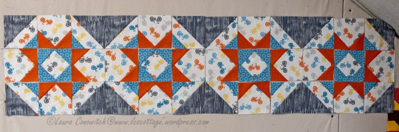 Golden Peaks Table Runner