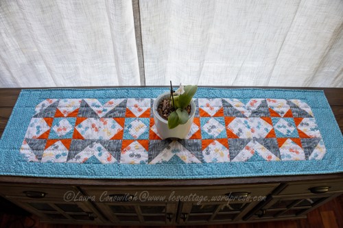 Golden Peaks Table Runner