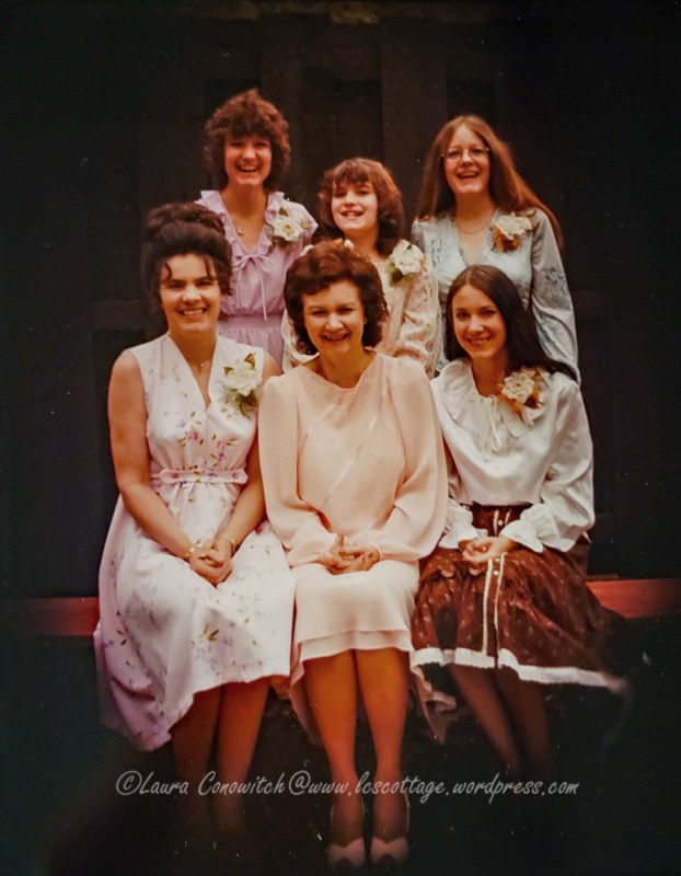 Dorothy Joan Jewell and daughters 1981
