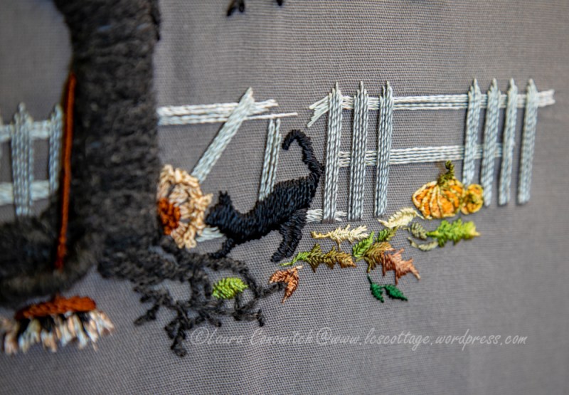 Fall Moon Embroidery