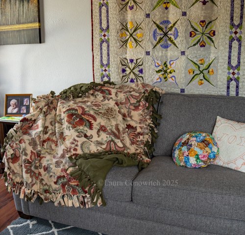 No Sew Fleece Throw Blanket