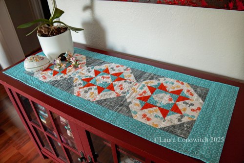 Golden Peaks Table Runner