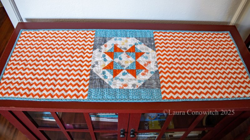 Golden Peaks Table Runner