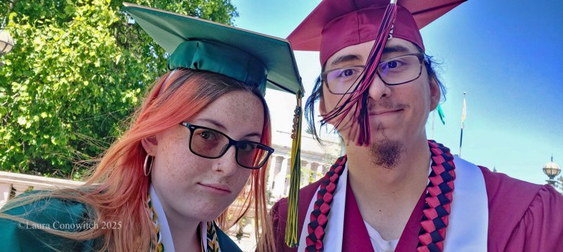 Aiden and Alyssa Graduates 2025