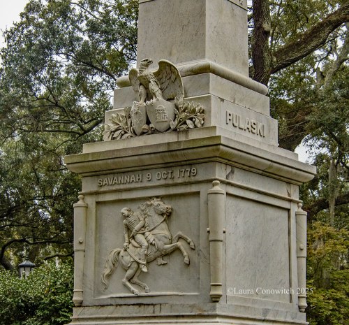 Pulaski Monument, Monterey Square, Historic District, Savannah, Georgia