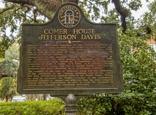 Comer House, Monterey Square, Historic District, Savannah, Georgia